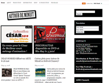 Tablet Screenshot of blog.autourdeminuit.com